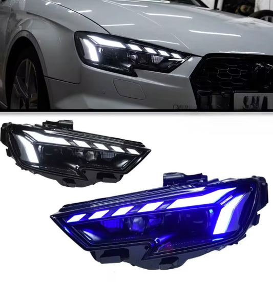 COPPIA FARI CUSTOM PER AUDI A3 2017-2020