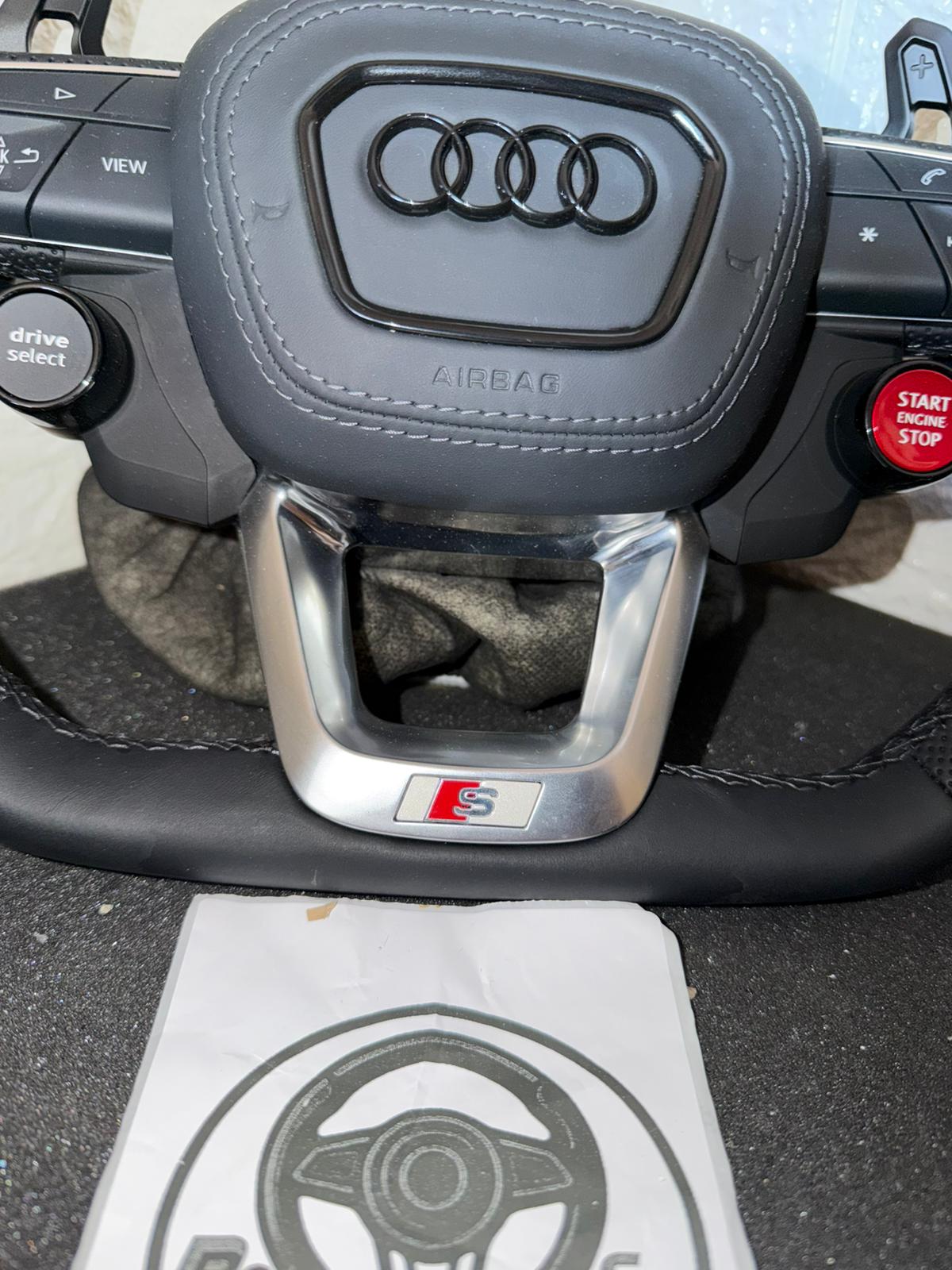 Volante Sline In Pelle Con Paddle Urus & Tasti R8