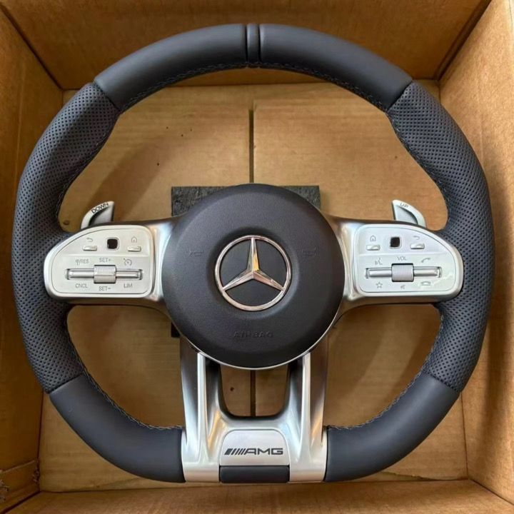 Volante Mercedes Con Pelle Traforata & Paddle