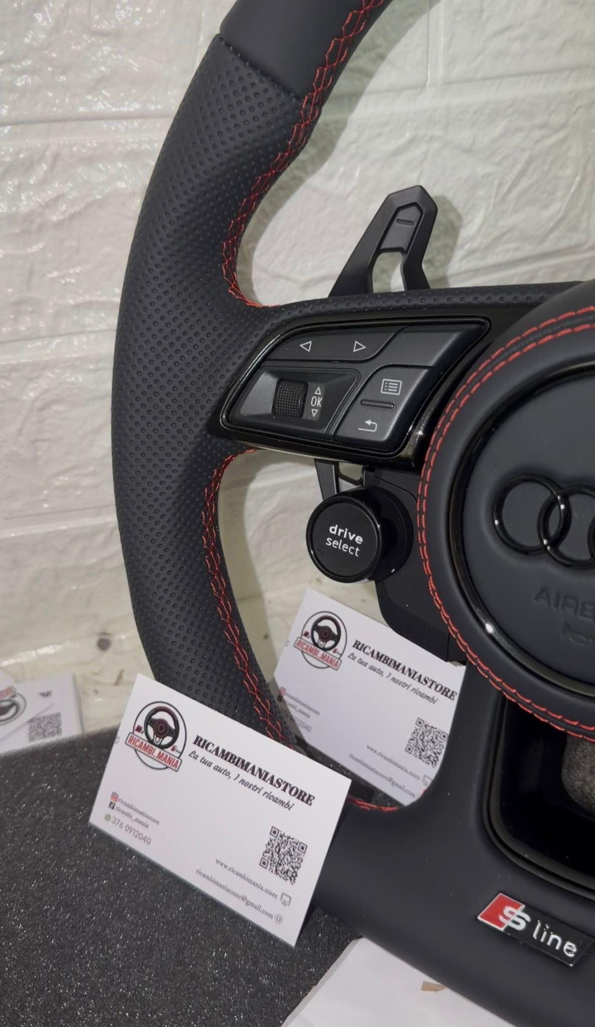 Volante Per Audi Con Tasti Start&Stop e Drive Select, Con Paddle Urus e Tasti Multifunzione