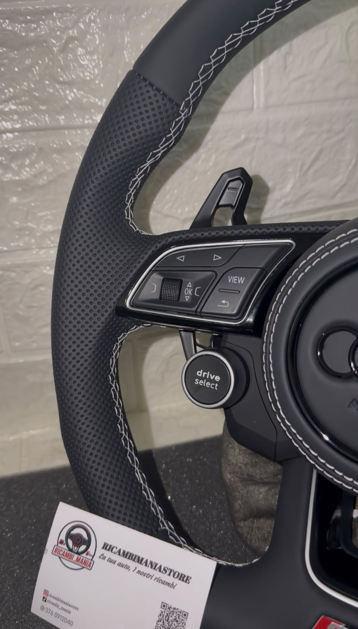 Volante Per Audi Con Tasti Start&Stop/Drive Select, Paddle Urus e Tasti Multifunzione