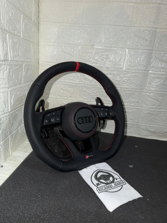 Volante Sline Con Cuciture Rosse, Mirino Rosso Racing, Palette Urus