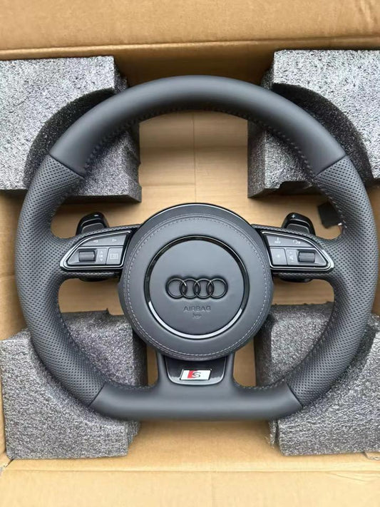 Volante Audi In Pelle Traforata & Paddle
