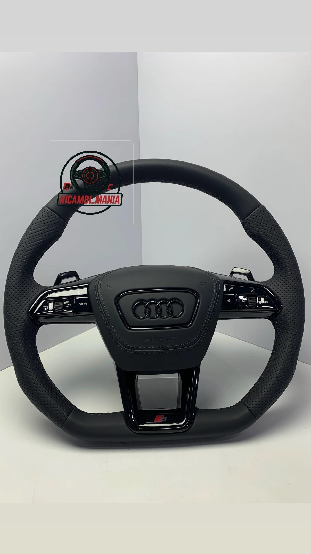 Volante Audi Sline con Pelle Traforata & Paddle del cambio
