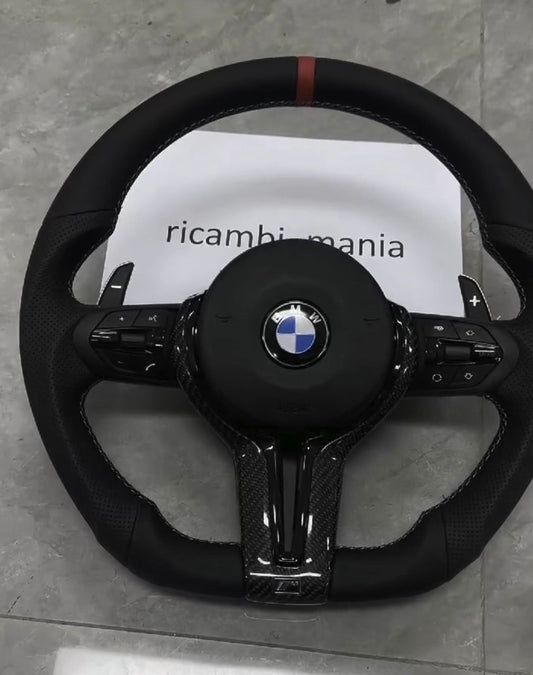 Volante Sport BMW in Carbonio e Pelle – Completo e Personalizzabile