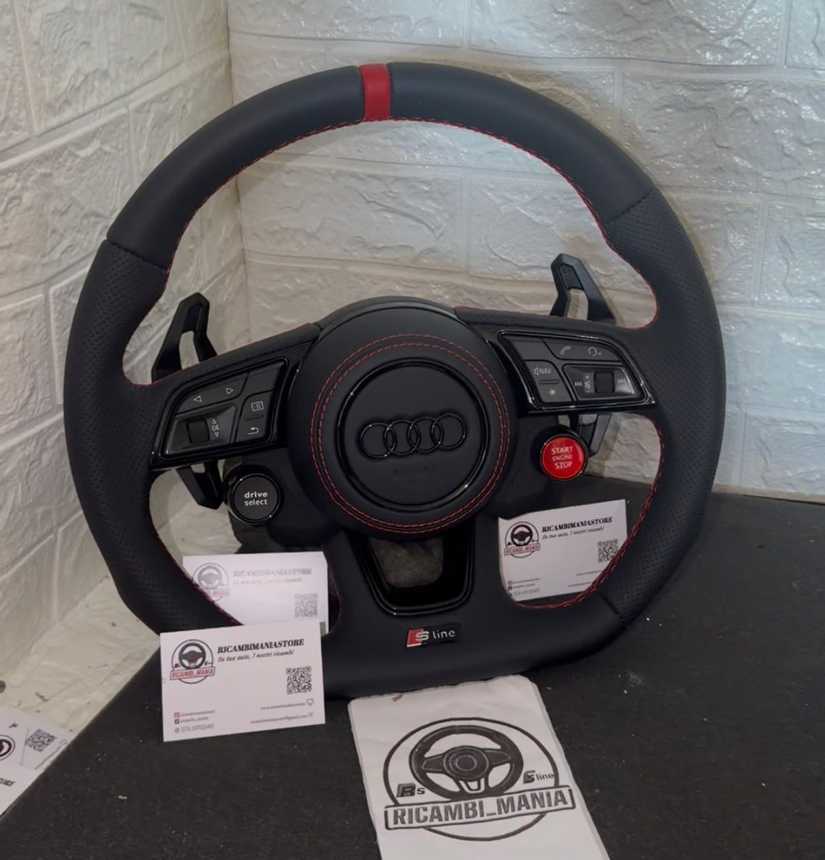Volante Per Audi Con Tasti Start&Stop e Drive Select, Con Paddle Urus e Tasti Multifunzione
