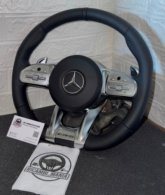 Volante Mercedes Con Pelle Traforata & Paddle