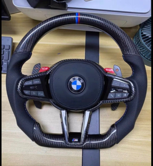Volante Bmw M Sport Con Carbonio, Mirino Racing Colore MSport