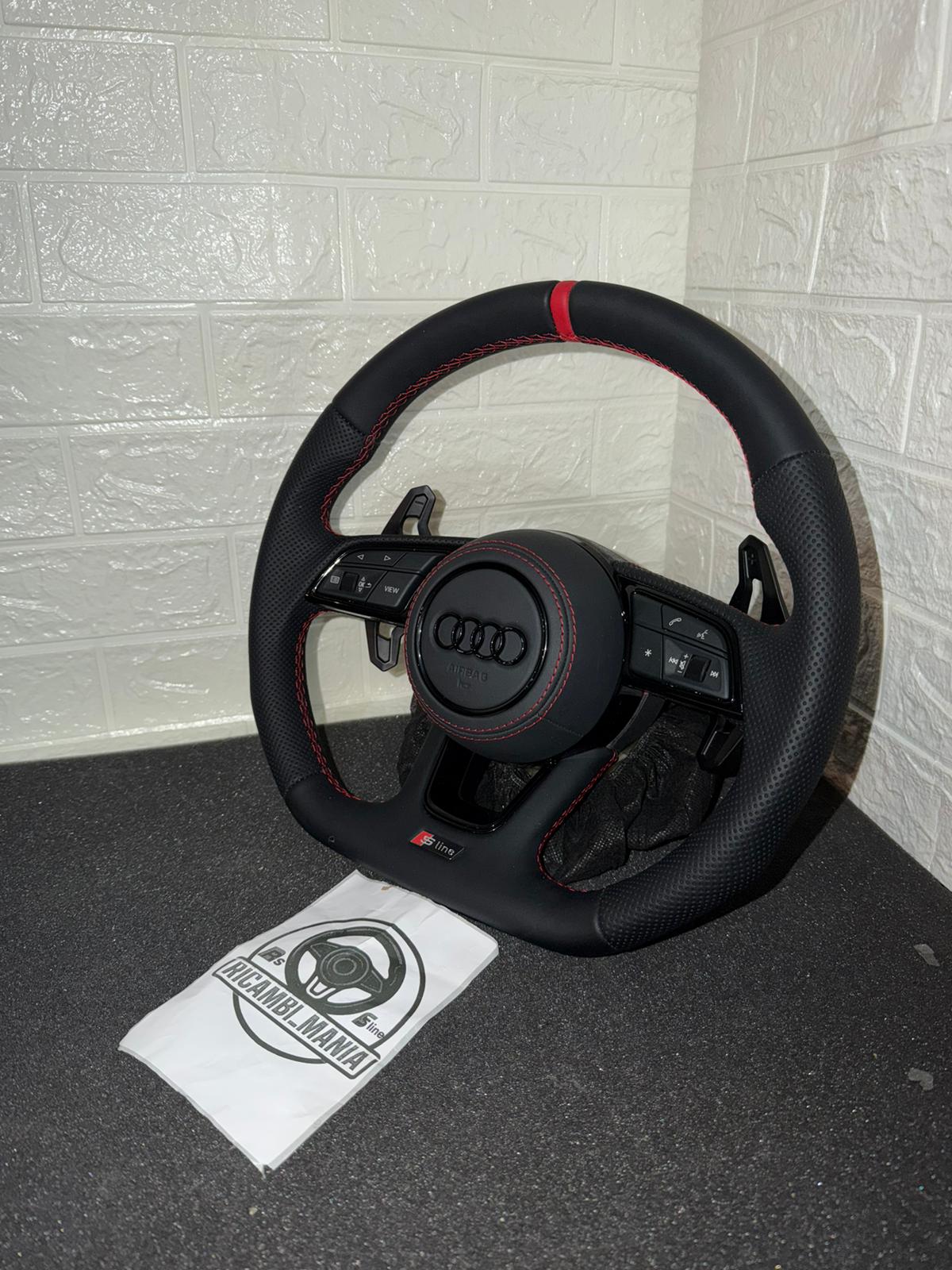 Volante Sline Con Cuciture Rosse, Mirino Rosso Racing, Palette Urus