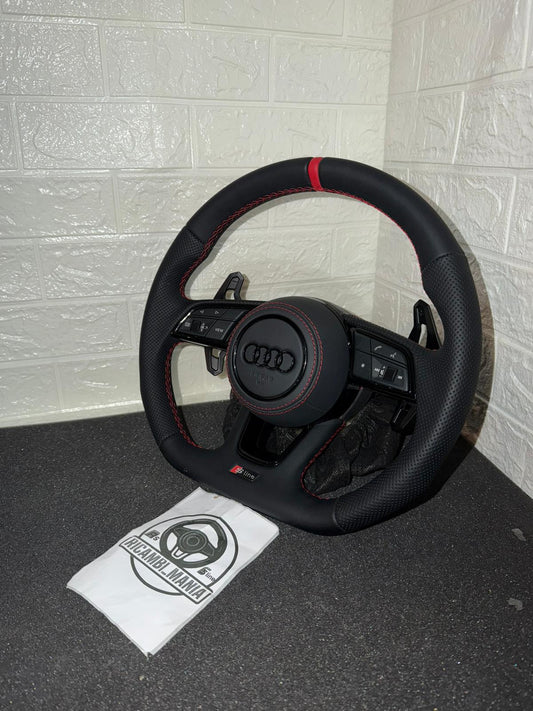 Volante Sline Con Cuciture Rosse, Mirino Rosso Racing, Palette Urus
